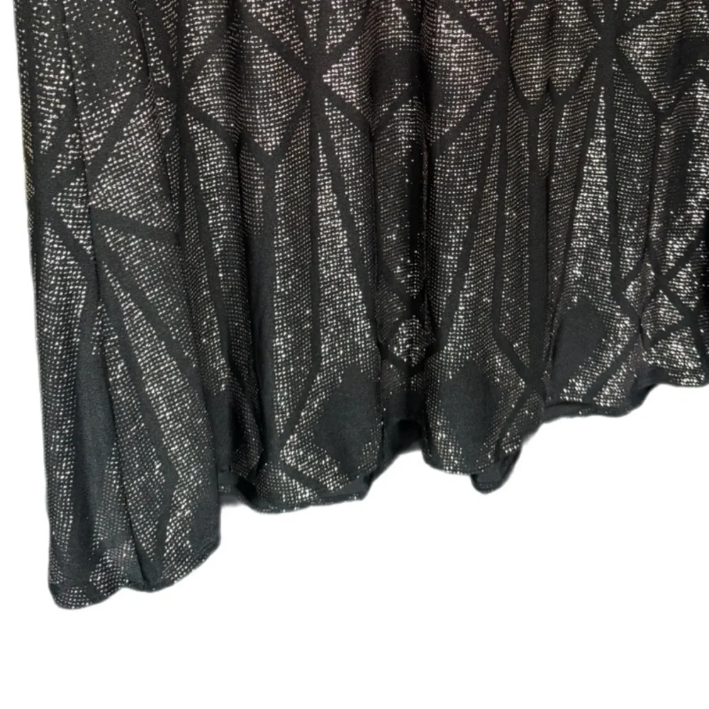 Betsy & Adam Ombré Glitter Print Gown size 18W NWT - Picture 6 of 10